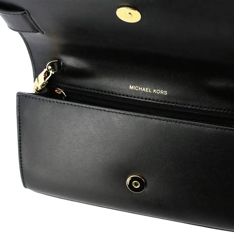 michael kors clutch schwarz|Michael Kors women's black clutch.